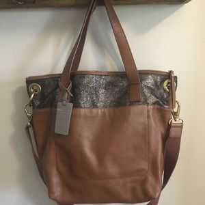 Fossil Keely ZB6934R914 Brown Leather Tote